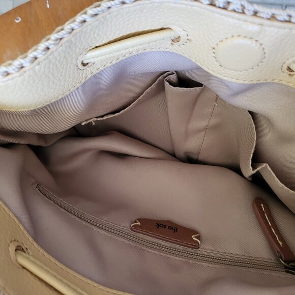 The Sak Yellow Ivy Drawstring Crossbody/Shoulder Bag - Picture 4 of 8